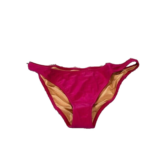 J.Crew Womens Heritage 1989 High Leg Bikini Swim Bottom Cheeky Pink Size L NWT - Picture 2 of 6
